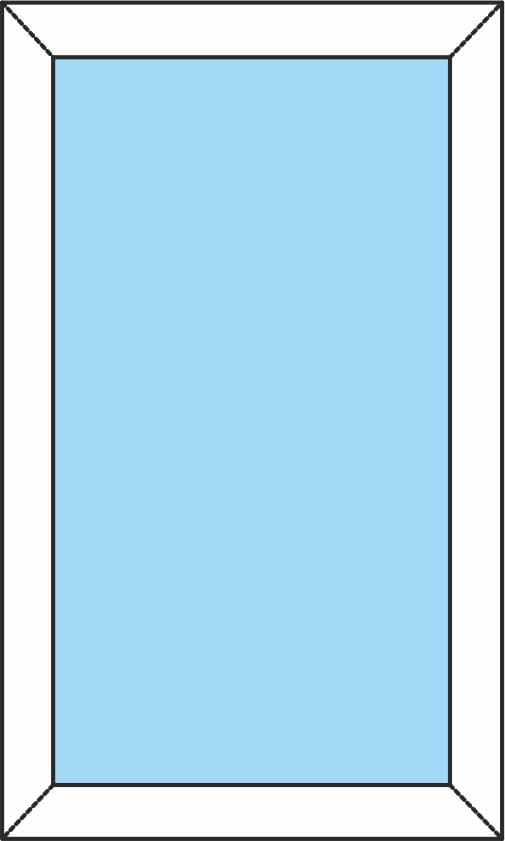 Глухое одностворчатое окно - Умные Окна