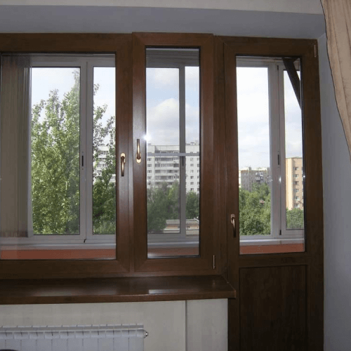 Балконные двери REHAU фото