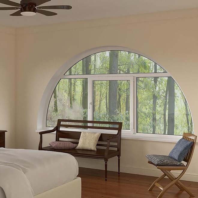 Нестандартные окна REHAU фото