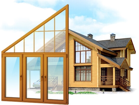 Пример остекления коттеджа фото