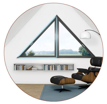 Нестандартные окна REHAU фото