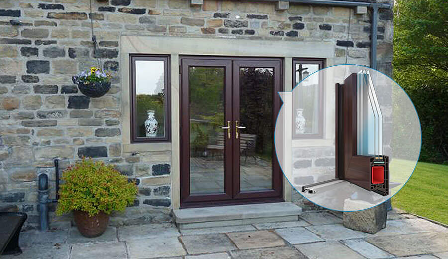 Входные двери REHAU фото