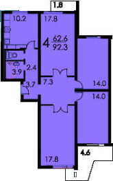 Планировка - 4 фото - Умные Окна