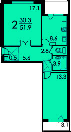 Планировка - 2 фото - Умные Окна